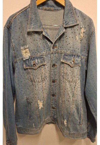 Jaqueta Studs Denim