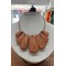 Colar de Resina Brilhante Cobre