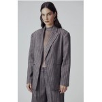 Blazer Plano Over Alfaiataria Chevron 